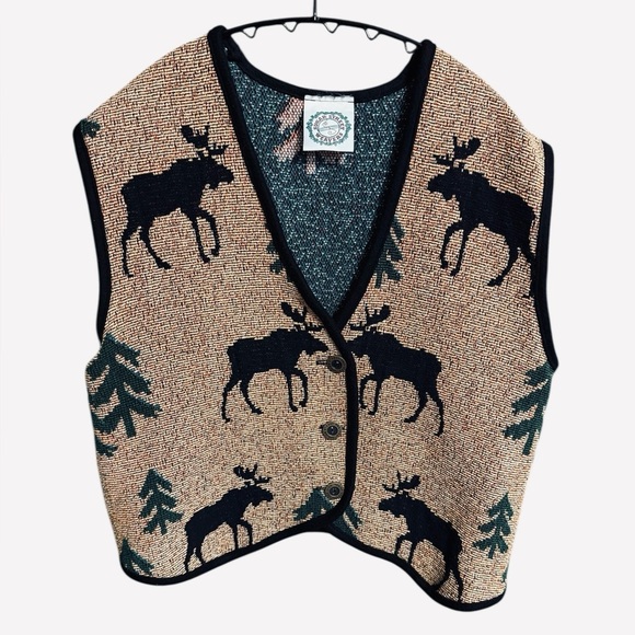 Sugar Street Weavers Tops - Handmade Sugar Street Weavers One-Of-A-Kind Moose Vest